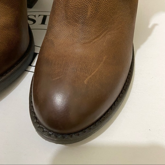 βSOLDβ STEVE MADDEN Raleigh Cognac Boots - Picture 8 of 9